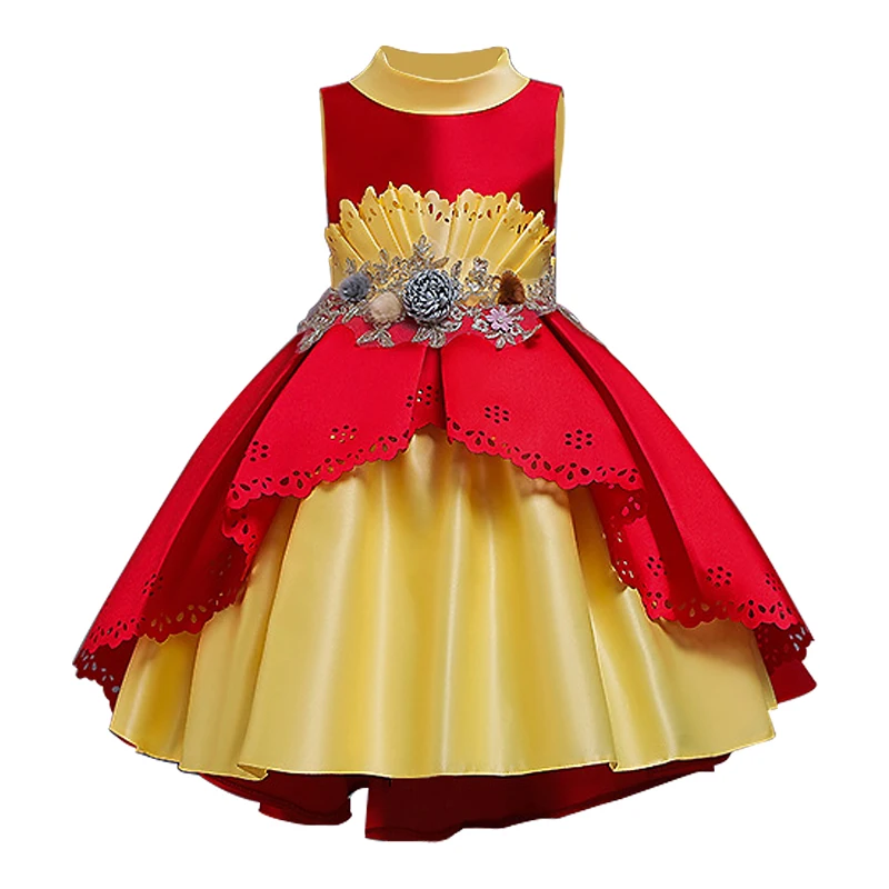 2019 г.детские платья рождественские детские для девочек костюм элегантная