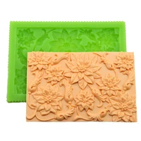 flower tree leaves shape fondant cake silicone mold chocolate dry pace modelling tools cake baking tools