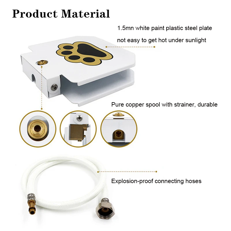 Поилка-фонтанчик для собак автоматическая поилка без электричества домашних