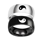 Простой китайский Стиль Тай Чи кольца для пары творческий Инь (железная Гуаньинь) Кольца Янг для мужчин и женщин в стиле панк ювелирные изделия подарки для друзей