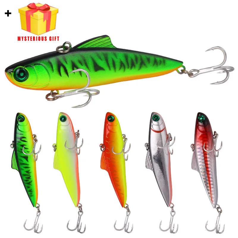 

NEW1 PCS 8.5cm /21g Winter Hard Sea Fishing Lure VIB 3D Bait Eyes The Swivel Diving Jig Wing Wobbler Pesca Crank Lures Swimbait