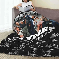 fast and furious 20 years signature thank you blanket bedspread bed plaid bed cover bedspread 90 picnic bedspread