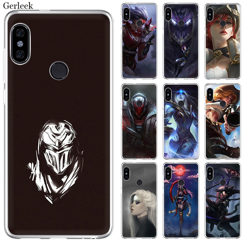 Чехол для мобильного телефона Xiaomi Redmi Note 4 4X3 5 6 7 Pro 5A жесткий чехол League Of Legends