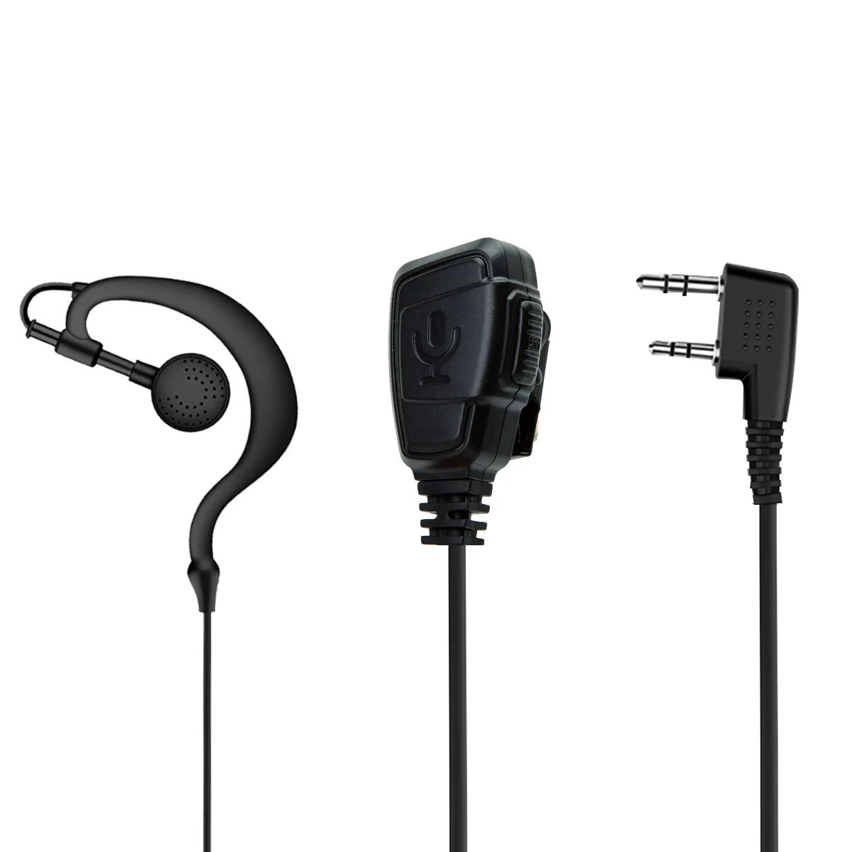 ABBREE 2 Pin PTT к Тип Наушники Гарнитура наушника для Baofeng UV-5R UV-82 BF-888S BF-V9 UV-S9 Плюс Радио