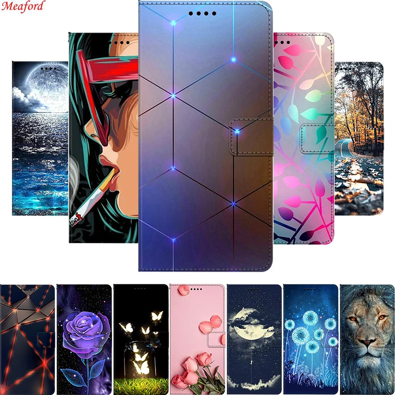 

Чехол для Samsung A03s, Магнитный кожаный чехол с изображением Льва волка, откидной бумажник, чехол для Samsung Galaxy A02s F02s M02s A03s, чехол для телефона