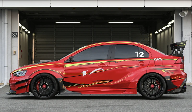 Для Mitsubishi EVO 10 VRSV2 широкий стиль стекловолокна передняя губа FRP стекловолокно