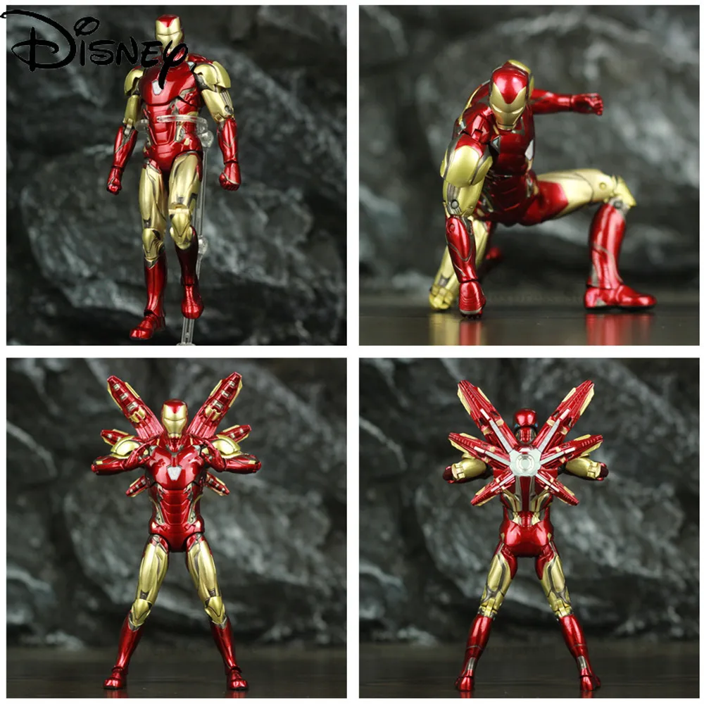 

Disney Marvel Iron Man MK85 7" Action Figure Ironman Mark 85 Nano Weapons Tony Stark Legends ZD Toys Avengers Endgame Doll Model
