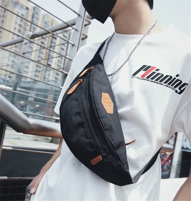 Модная поясная сумка для мужчин и женщин кошелек из ткани Оксфорд дорожная на