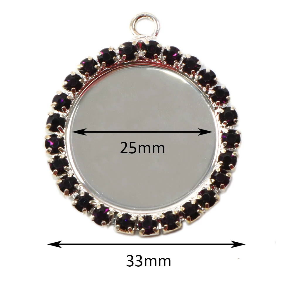 Аксессуары David 25 шт./лот горный хрусталь подставка плоские бутылки DIY Hairbow кулон