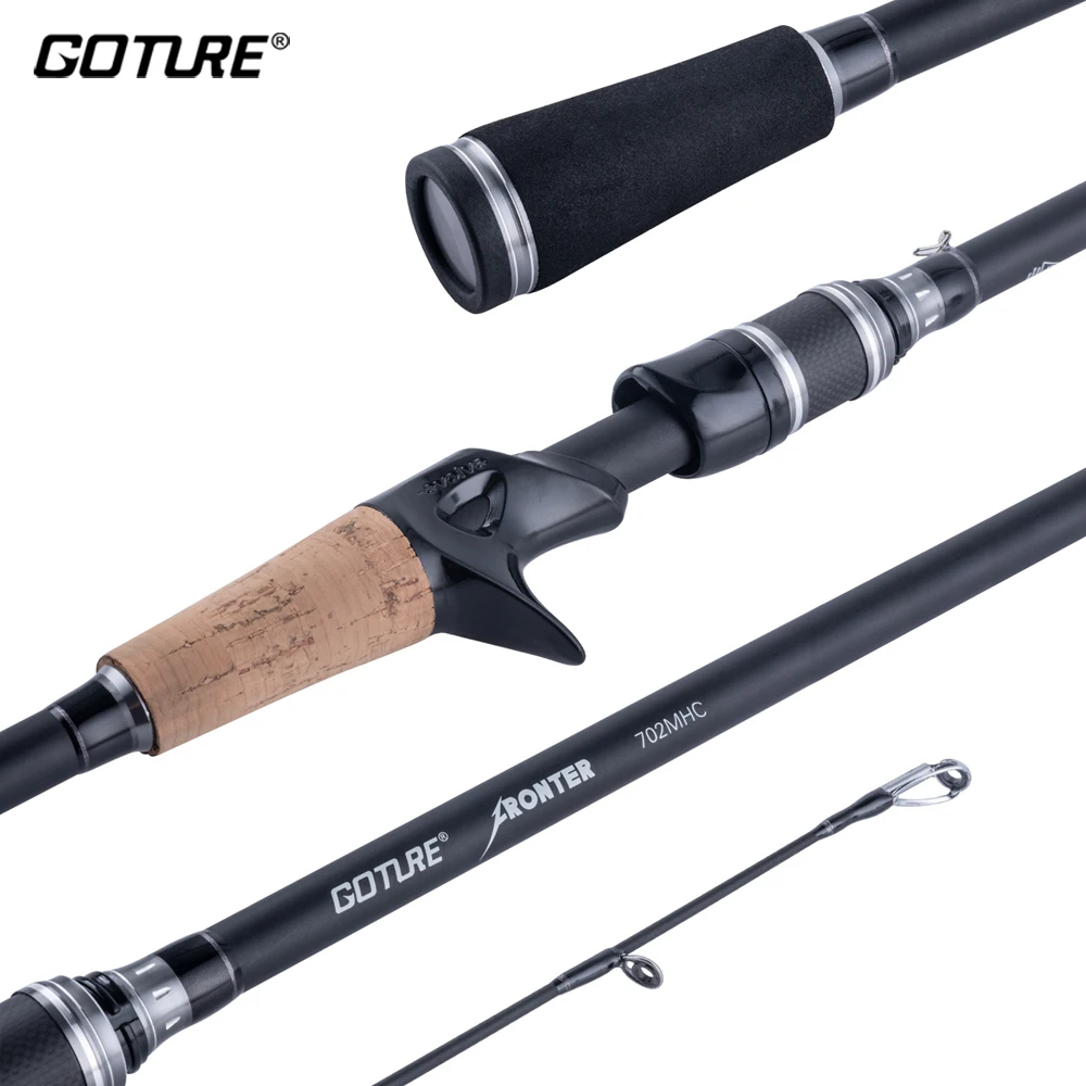 Goture FRONTER 2 Section Fishing Rod Spinning Casting Travel Rod UL MH 1.62/1.8/2.1M Baitcasting Fishing Rod Carp Fishing Tackle