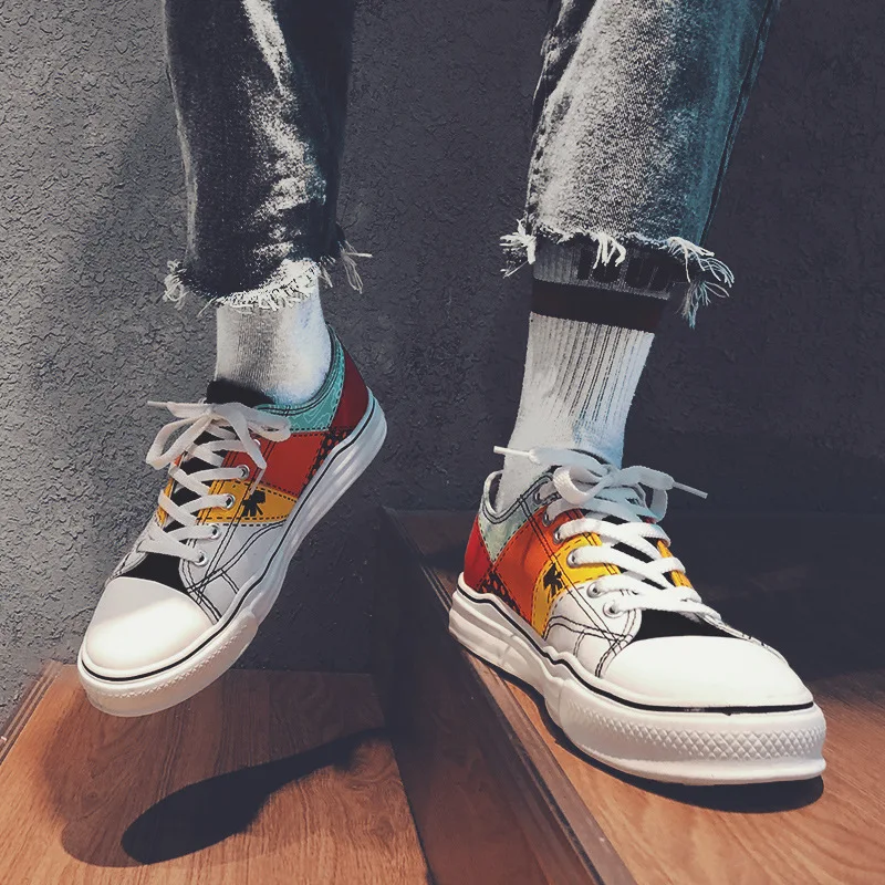 Кроссовки для бега Парусиновая обувь Мужские кроссовки Модные классические