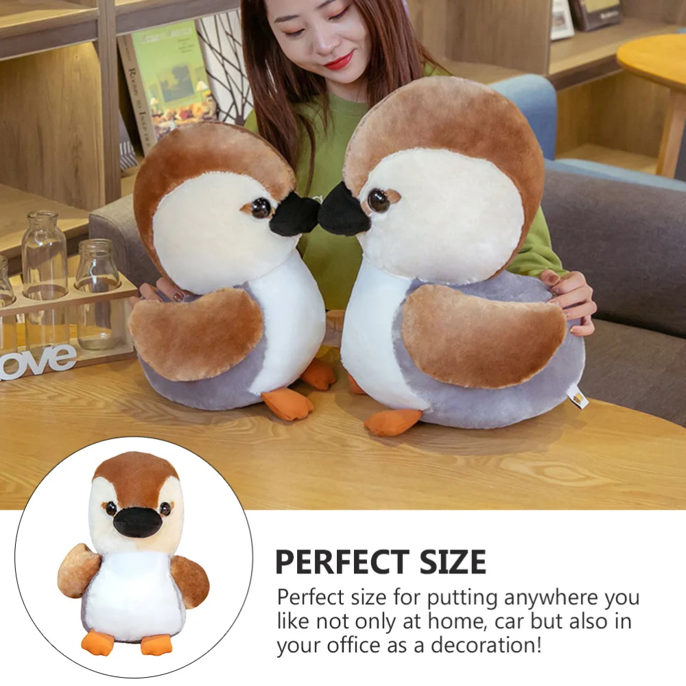 

Children's Cartoon Stuffed Doll Ugly Duck Plush Home Sofa Decor (35cm)