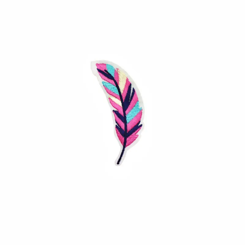 20Pcs/Pack Feather Embroidered Patches For Clothing Jacket T-Shirt Iron On Badge Cactus Stickers DIY Hat Bag Crafts Accessories | Дом и сад