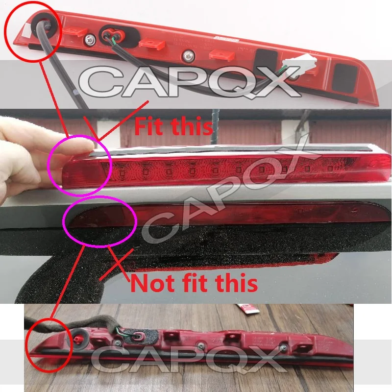 CAPQX для Hyundai Santa Fe SantaFe IX45 IX35 задний дополнительный тормозной светильник стоп с