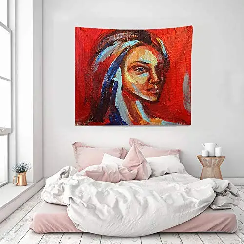 Красивый Многоцветный Afros женский Королевский кирпичный настенный