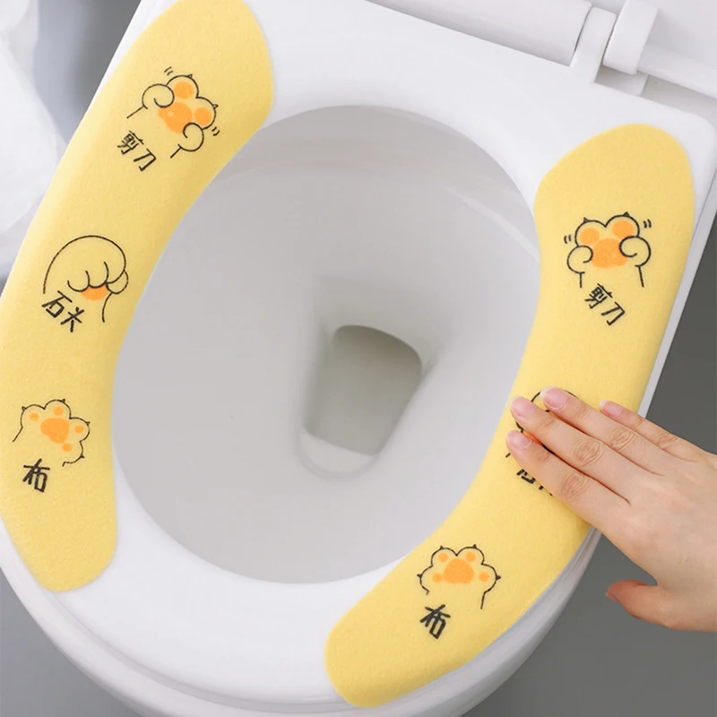 1 пара зимняя фланелевая мягкая подкладка для унитаза | Дом и сад