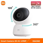 Умная IP-камера Xiaomi Mijia A1, 2K, 1296P, HD, Wi-Fi, ночное видение, угол обзора 360 градусов, видеокамера наблюдения за детьми, работает с приложением mi home