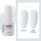 E Clavo чистый цветной Гель-лак для ногтей 8 мл белая красные, черные УФ светодиодный Лаки длительный ногтей Маникюр нейл-арта, верхний слой