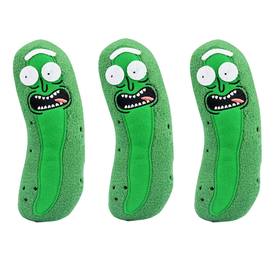 

Morty Plush Toys Cute Pickle Rick Soft Plush Stuffed Toys Funny Cucumber Stuffed Dolls Peluches Pulpos Plush Toys Children Gifts