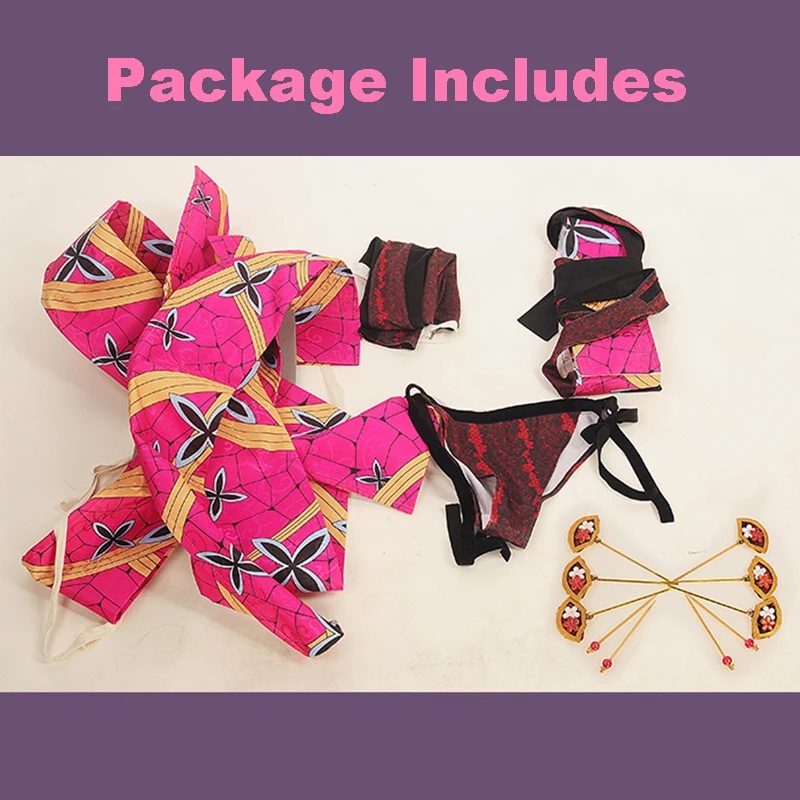 

Anime Comic Demon Slayer Kimetsu No Yaiba Cosplay Costumes Daki Cosplay Costume Sexy Clothes Women Dresses Bikini Suits Uniforms