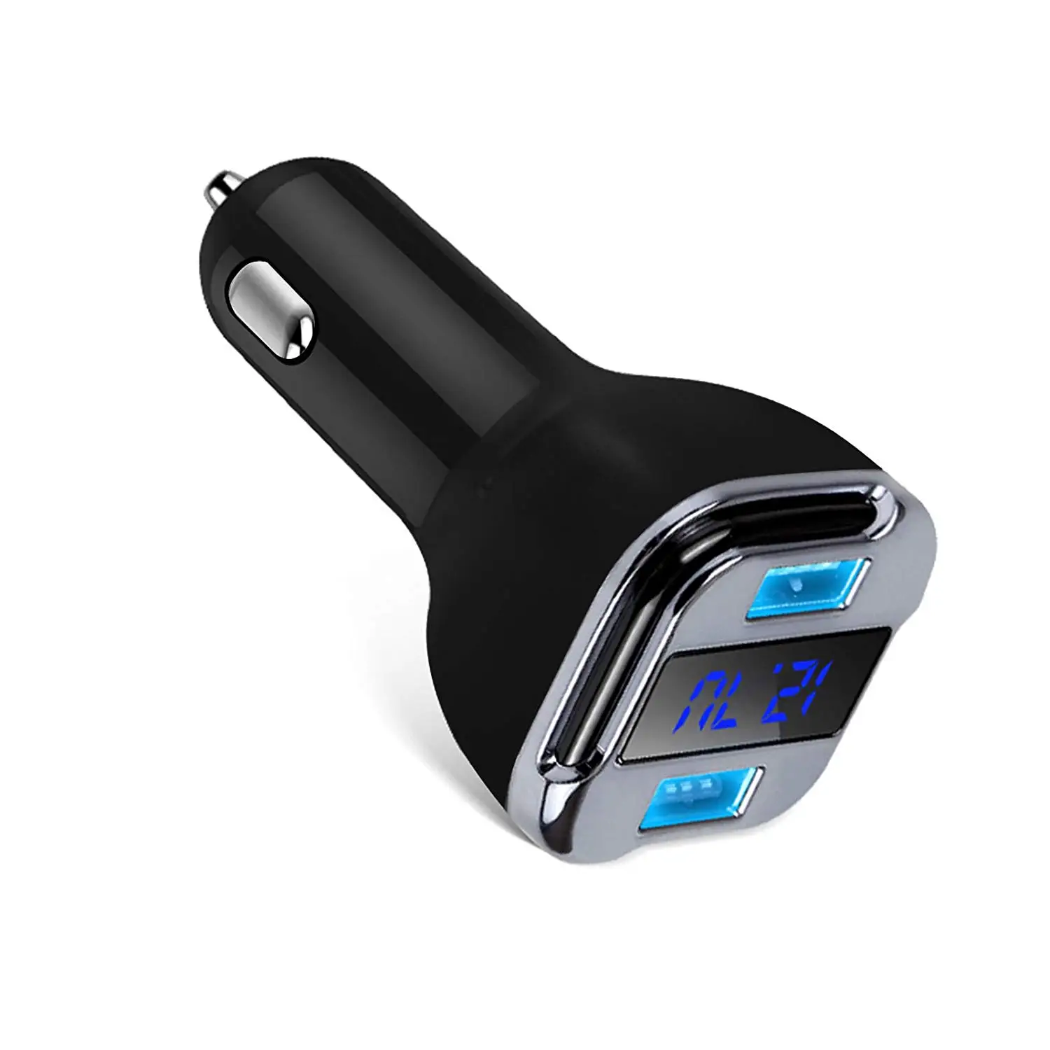 Портативный 2 в 1 gps трекер локатор 12 в двойной зарядное устройство usb вольтметр устройство слежения в режиме реального времени автомобильный Стайлинг дропшиппинг