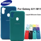 Чехол для Samsung Galaxy A11 M 11, шелковистая задняя силиконовая ТПУ Мягкая обложка, чехол для телефона 6,4 дюйма для Samsung A 11 A115F M11 M115F, чехлы