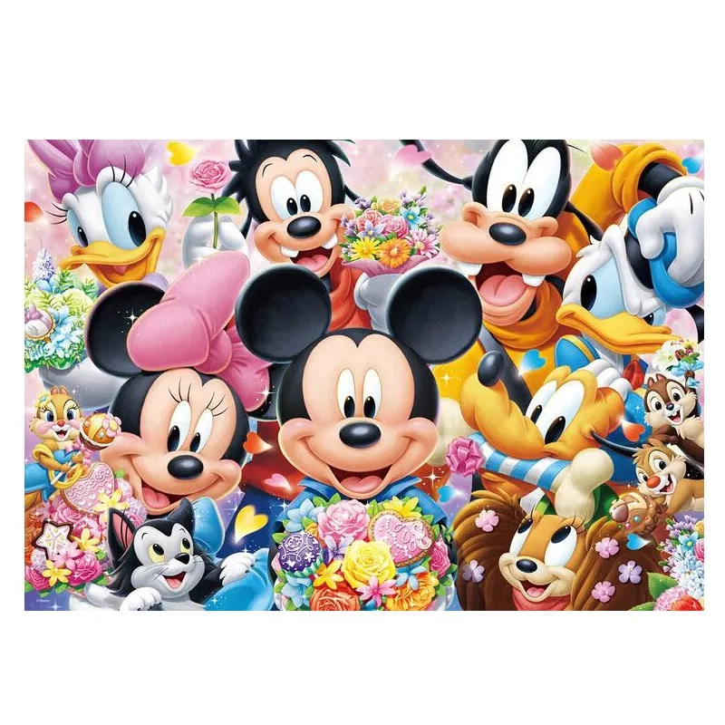 

Disney Full Square 5D DIY Disney Diamond Painting Mickey Mouse Friends Diamond Embroidery Cross Stitch Mosaic Sticker Gift