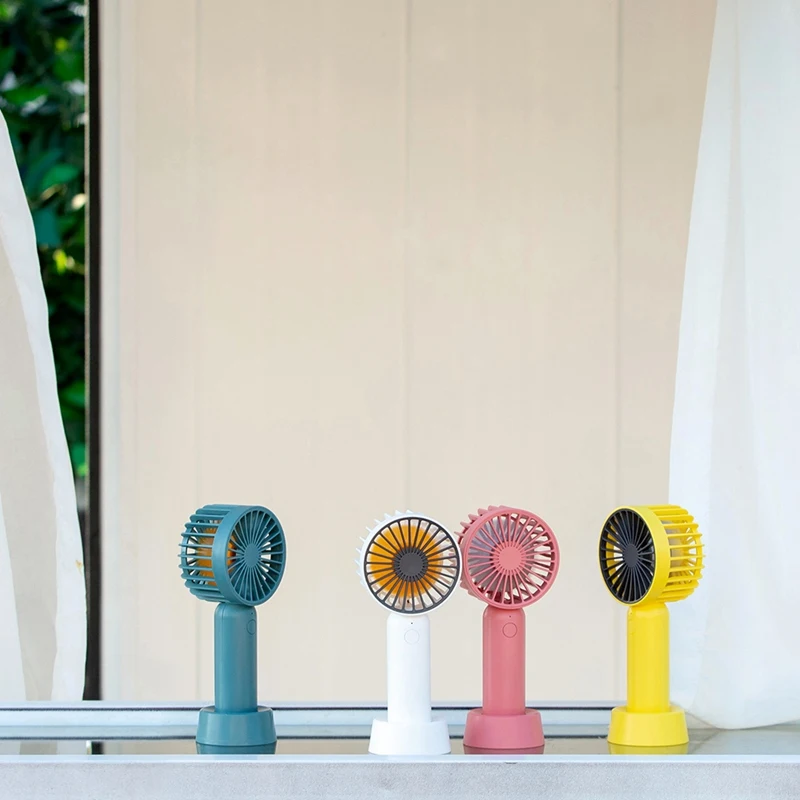 

Summer Mini Cooler Handheld USB Portable Fan USB Rechargeable Fan for Travel Outdoor Home Office Quiet
