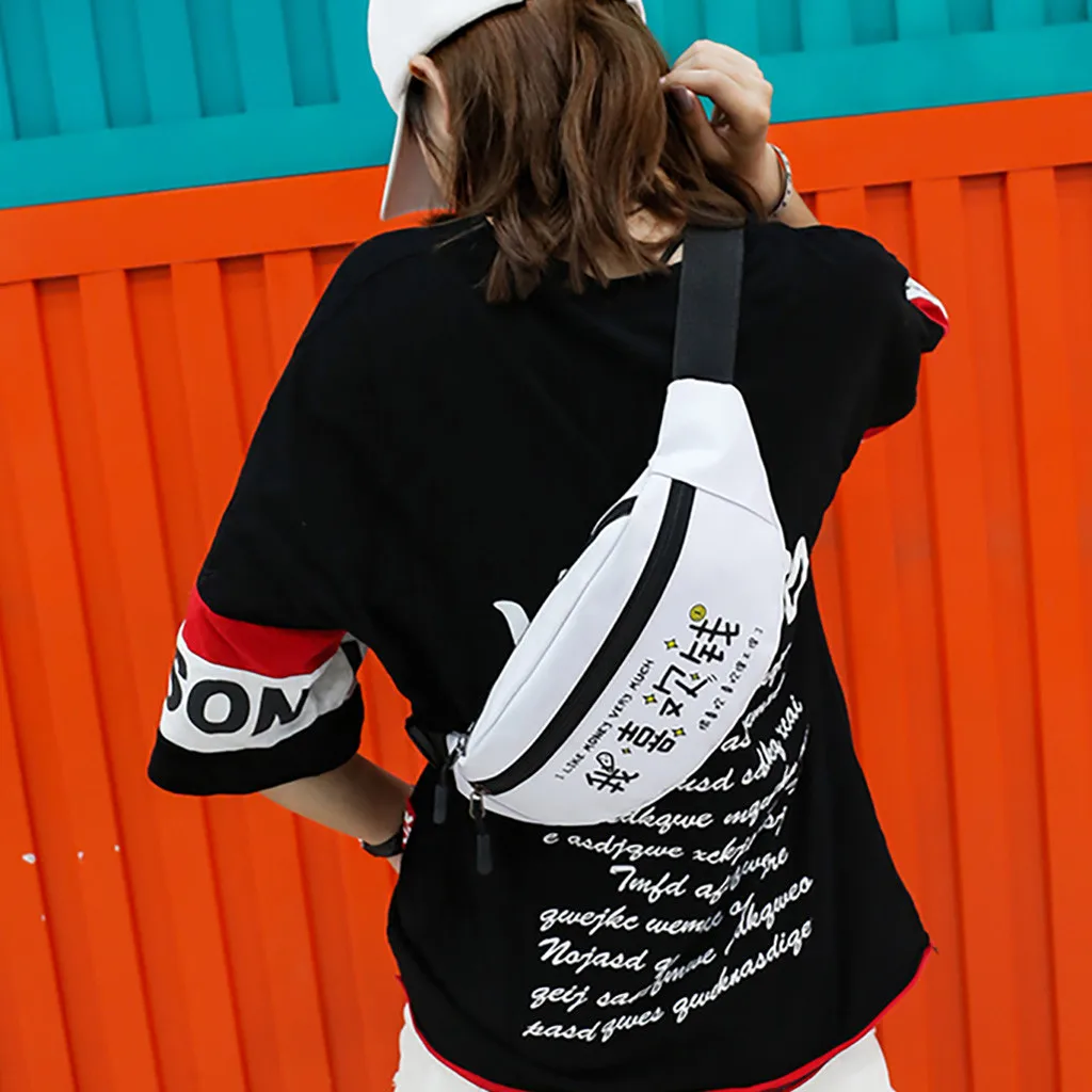 Сумка мессенджер на плечо для мужчин и женщин модная спортивная поясная сумочка