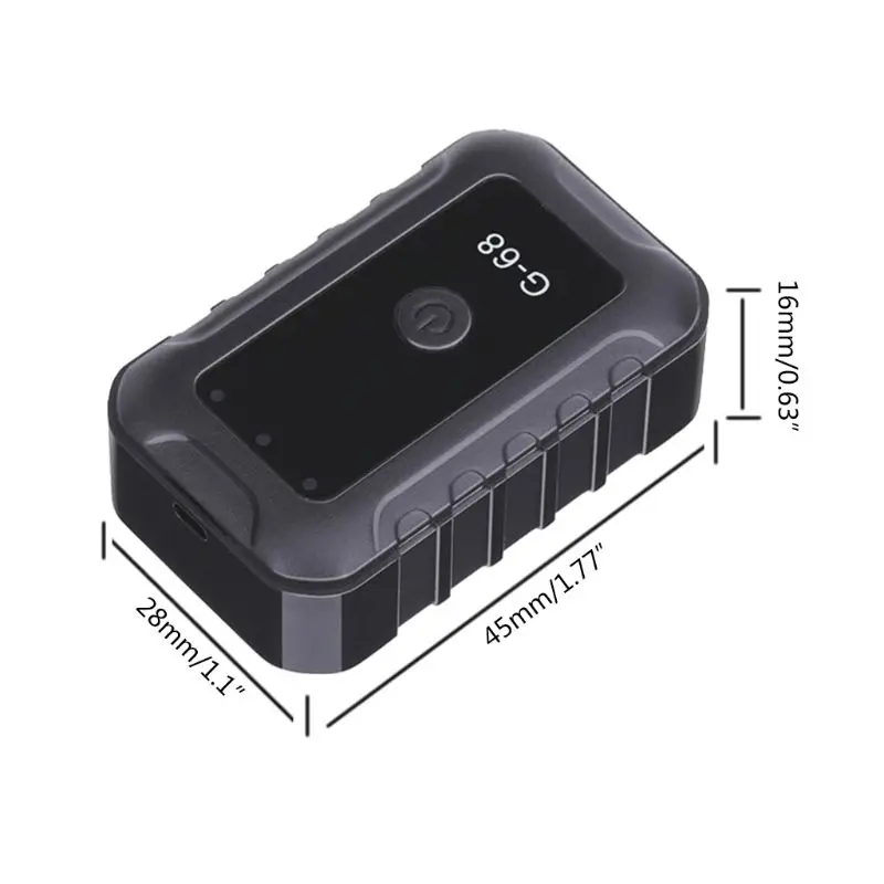 

Micro Hidden Locator GSM Wifi LBS G68 Super Mini GPS Tracker for Tracking Kids Elderly