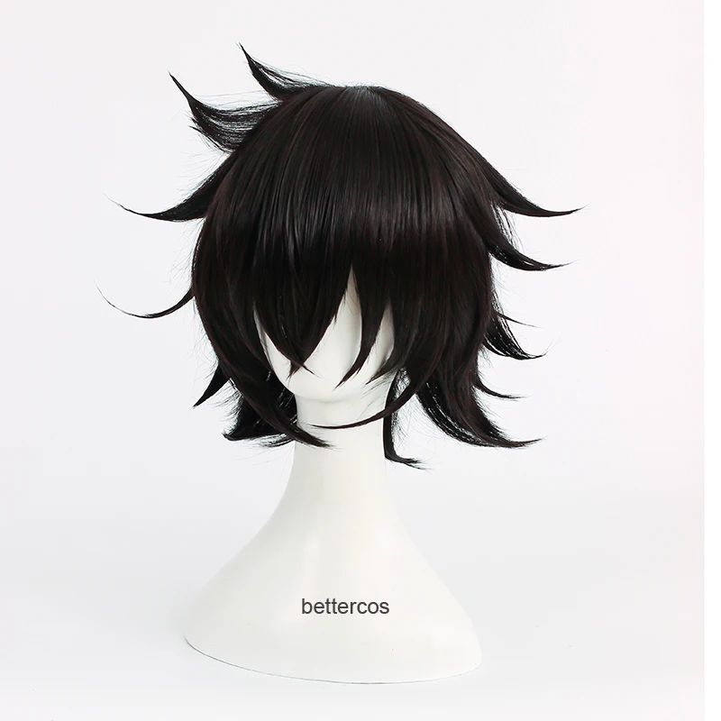 Восхода щит Hero наофуми иватани Косплэй парик короткие черные термостойкие