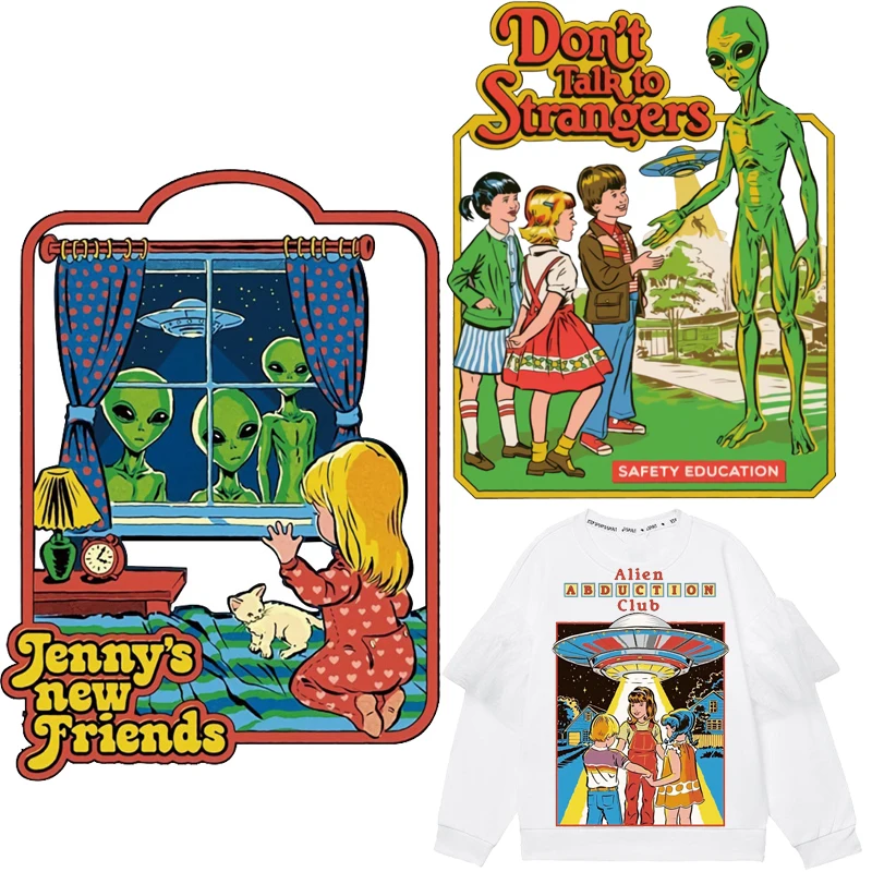 Термоклейкие нашивки в виде НЛО космоса инопланетянина | Дом и сад