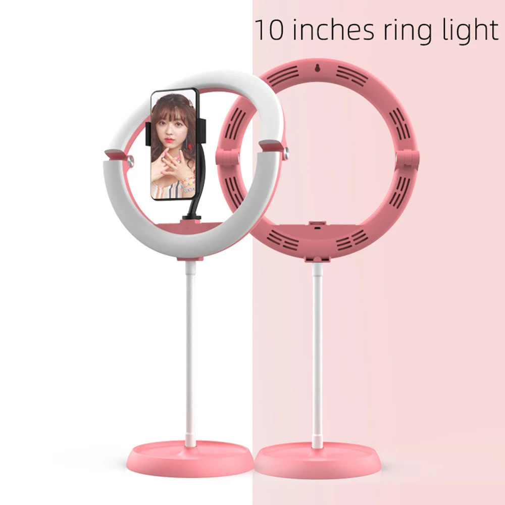 

10inch Photo Studio lighting LED RGB Ring Light Photography Large Lamp With Tripod Stand for Smartphone Youtube Makeup