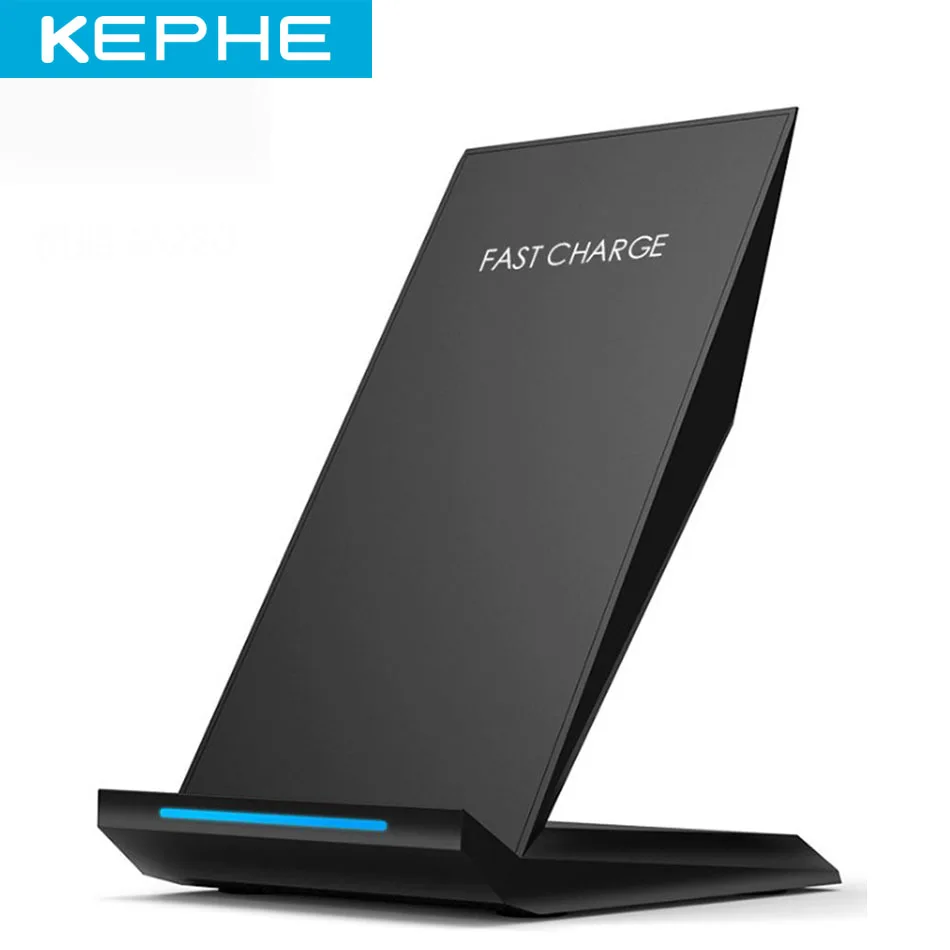 Беспроводное зарядное устройство QI 10 Вт быстрая зарядка 2 0 для iPhone 8 X XR XS Samsung S9 S10 S8