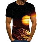 Летняя новая мужская футболка с 3D принтом, модная повседневная удобная и дышащая футболка большого размера с круглым вырезом и короткими рукавами