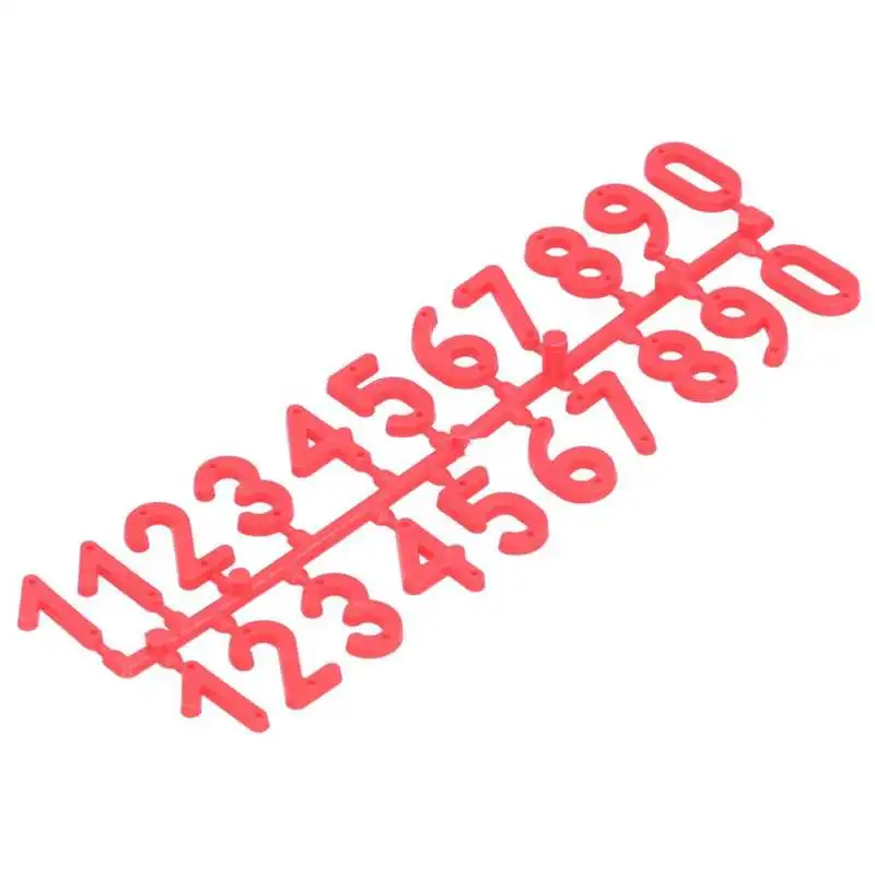 10 комплектов пластиковых номерных ярлыков знаков с номером маркировка для дома