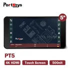 5-дюймовый монитор Portkeys PT5, 5-дюймовая IPS-панель 4K, совместимая с HDMI, полевой LUT-монитор для камеры Luma RGB, волновая форма для цифровой зеркальной камеры