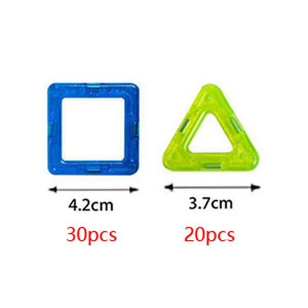

50pcs/set Mini Magnetic block Designer Construction Set Educational Toys For kid Model Building 3D DIY Bricks Blocks