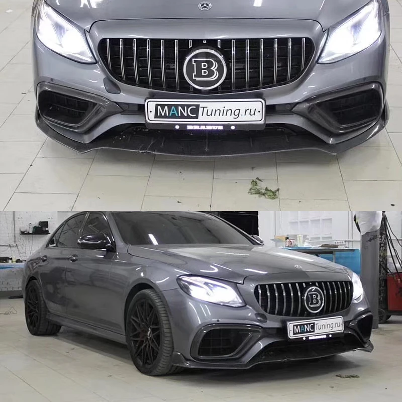 Передний бампер из углеродного волокна класса E Крышка вентиляционного