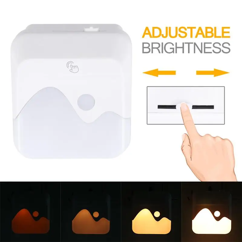 Экологичный ночсветильник с регулируемой яркостью из АБС прикроватная Ночная