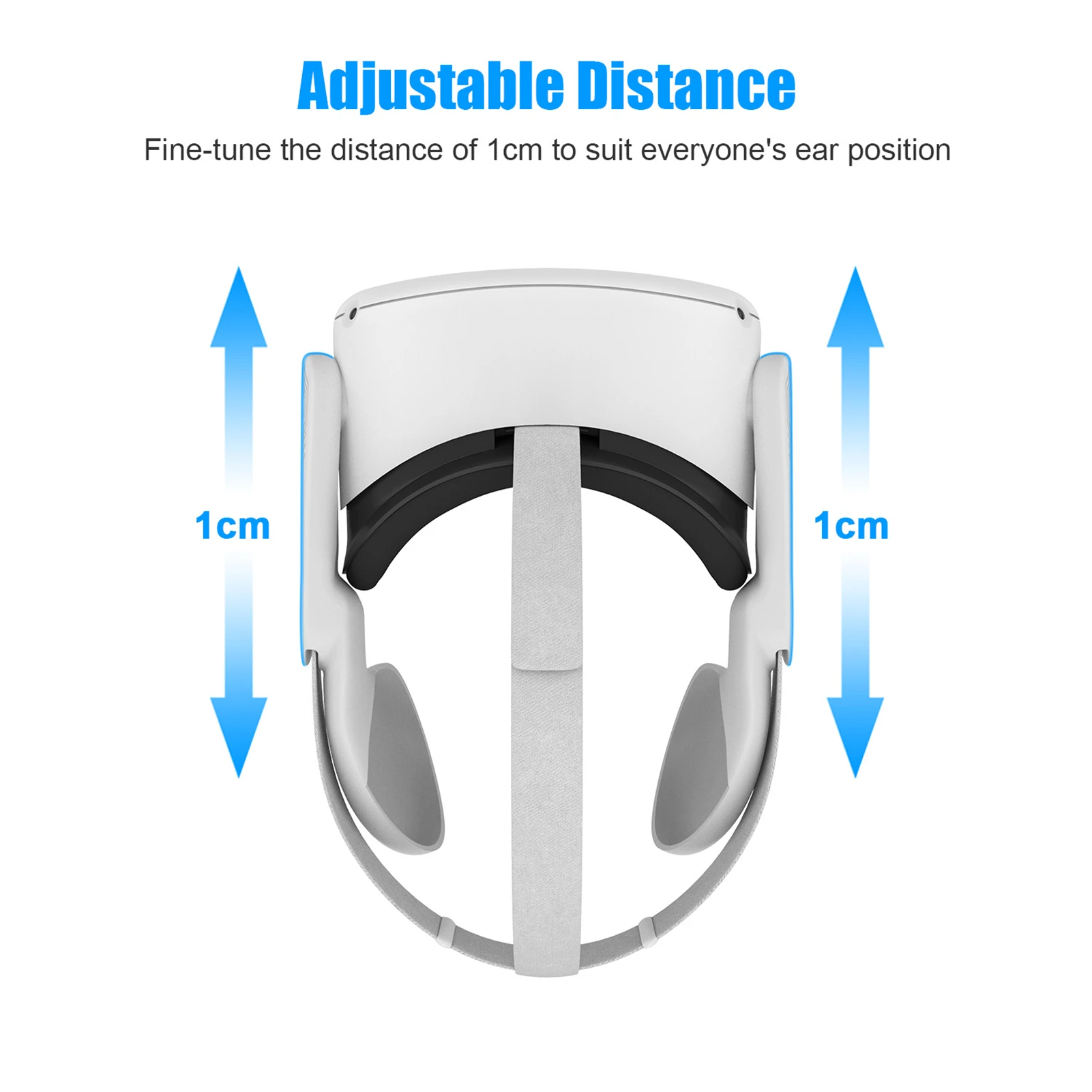 

VR Accessories For Oculus Quest 2 VR Headset Silicone Ear Muffs Noise Reduction Earmuffs Enhancing Sound Solution For Quest 2