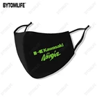 2021 KAWASAKI Ninja мотоциклетная маска для лица с принтом полиэстер дышащая моющаяся многоразовая Пылезащитная Водонепроницаемая хлопковая маска для рта