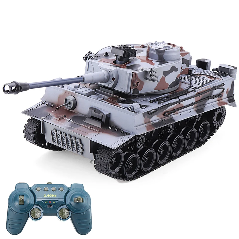 1:18 2 4G Германия Тигр Битва RC модели автомобилей Радиоуправляемый панзер