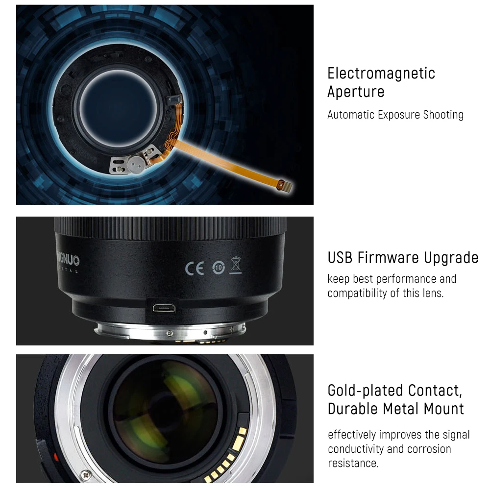 Объектив YONGNUO YN50mm основной объектив для камеры Canon|Детали копуса| |