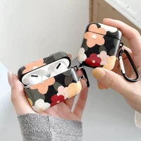 flowers case for airpods pro 2 soft non slip contrast protective cover earphone case accessories for air pods 3 1