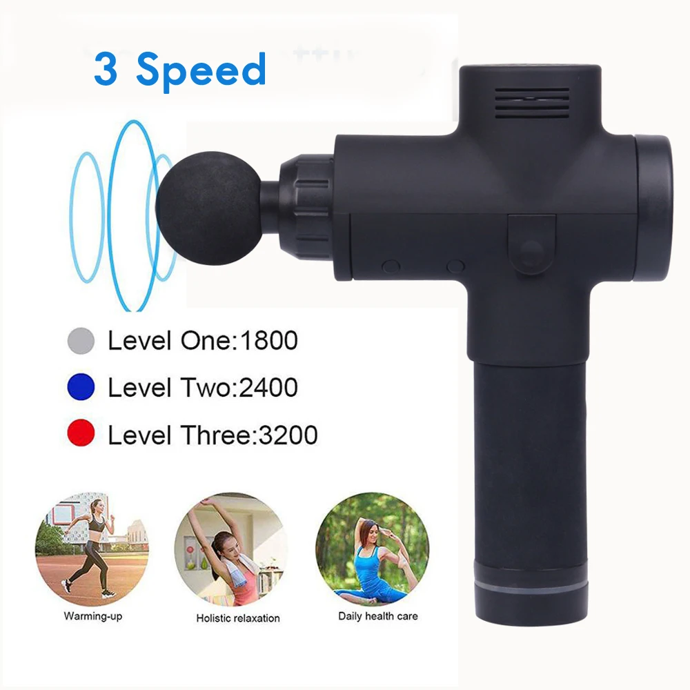 

Myofascial Physiotherapy Instrument Mute Fascia Gun Massage Gun Electric Warp Film Impact Relax Gun Deep Massager