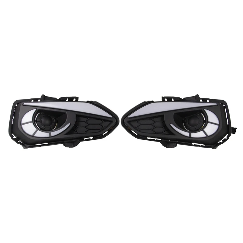 

2Pcs for Honda Fit or Jazz 2017-2018 Tri-Color Daytime Running Light