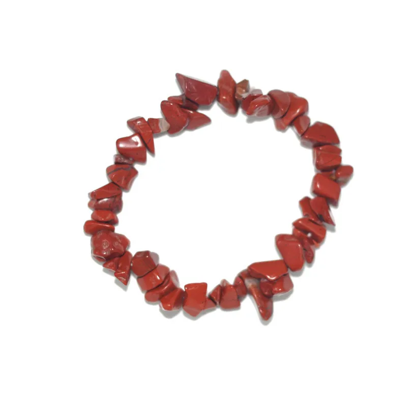 Natural Healing Crysta Stone Bracelets  Quartz Gravel Crystal Beads Jewelry Bracelet Chips Single Strand Reiki 2018 Popular