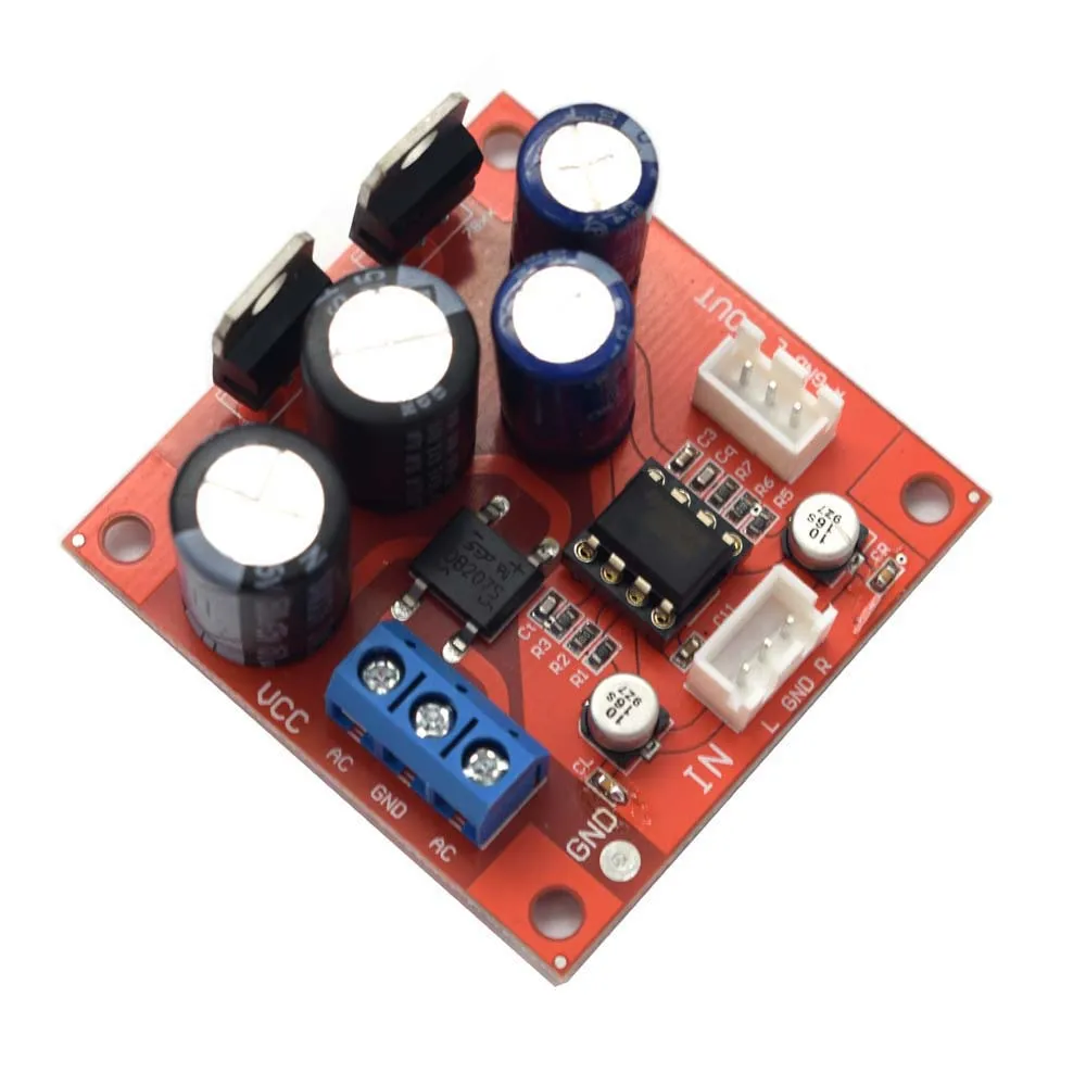 Hi Fi Виниловый проигрыватель мм MC phono предусилитель доска NE5532 Операционный