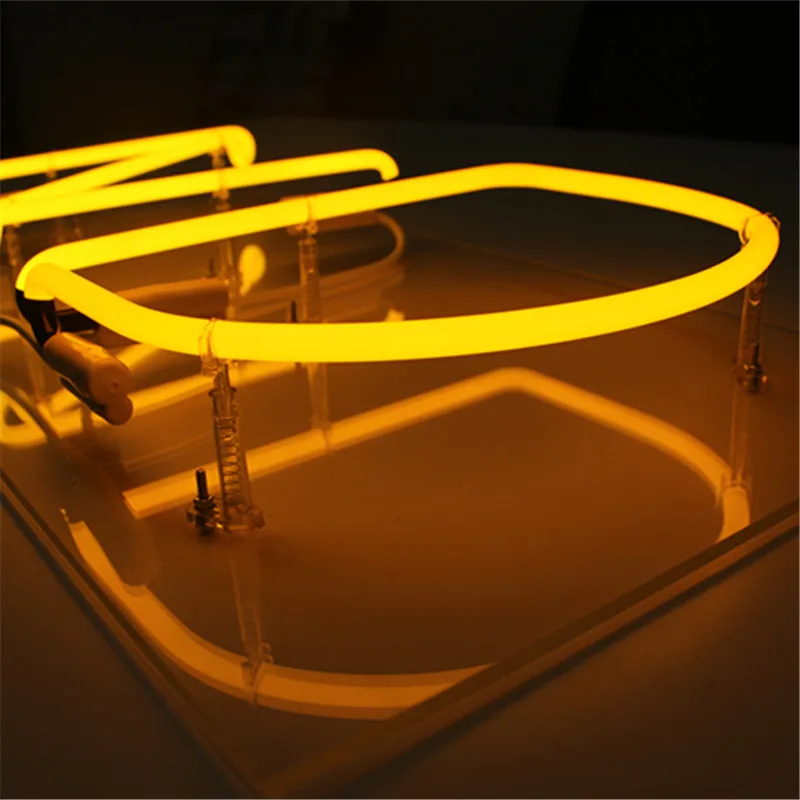 Светодиодный неоновый цветной стеклянный тюбик для украшения ночного клуба на